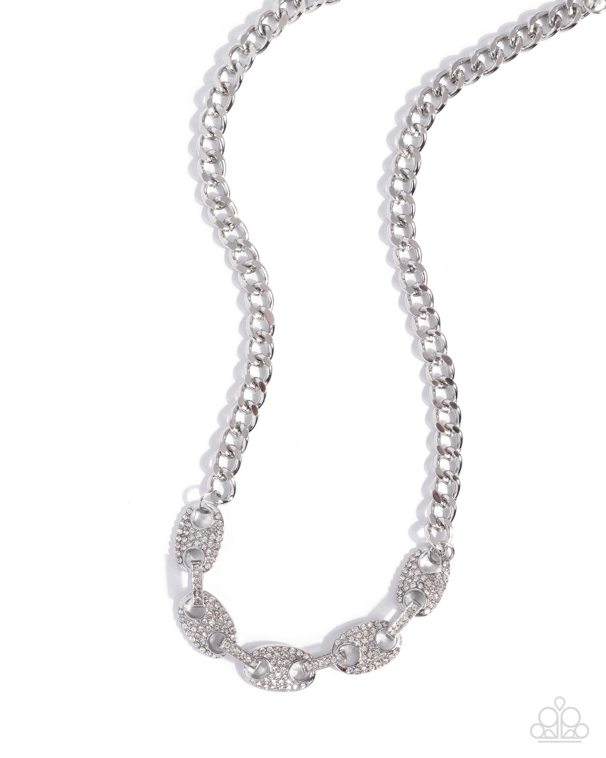 Shimmery Series - white - Paparazzi necklace