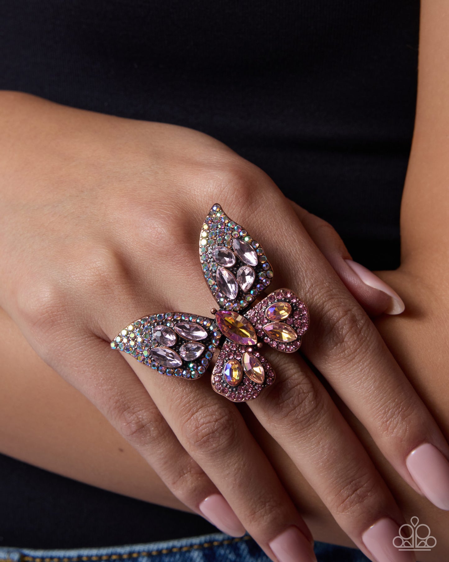 Shimmery Singularity - copper - Paparazzi ring