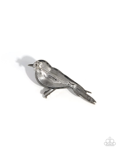 Shimmery Sparrow - multi - Paparazzi brooch
