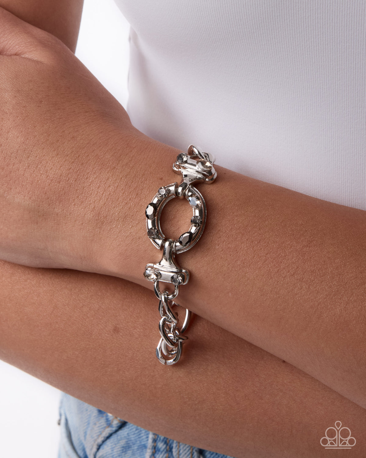 Shimmery Start - silver - Paparazzi bracelet