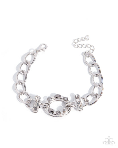 Shimmery Start - silver - Paparazzi bracelet