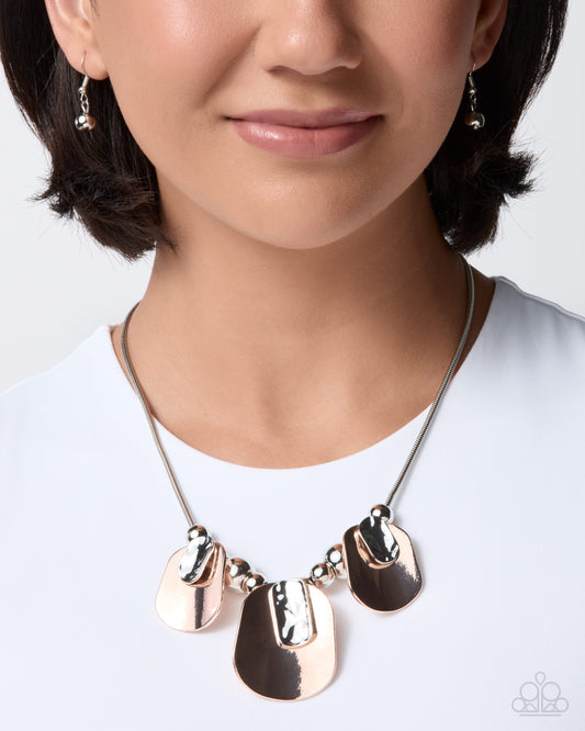 Shindig Statement - silver - Paparazzi necklace