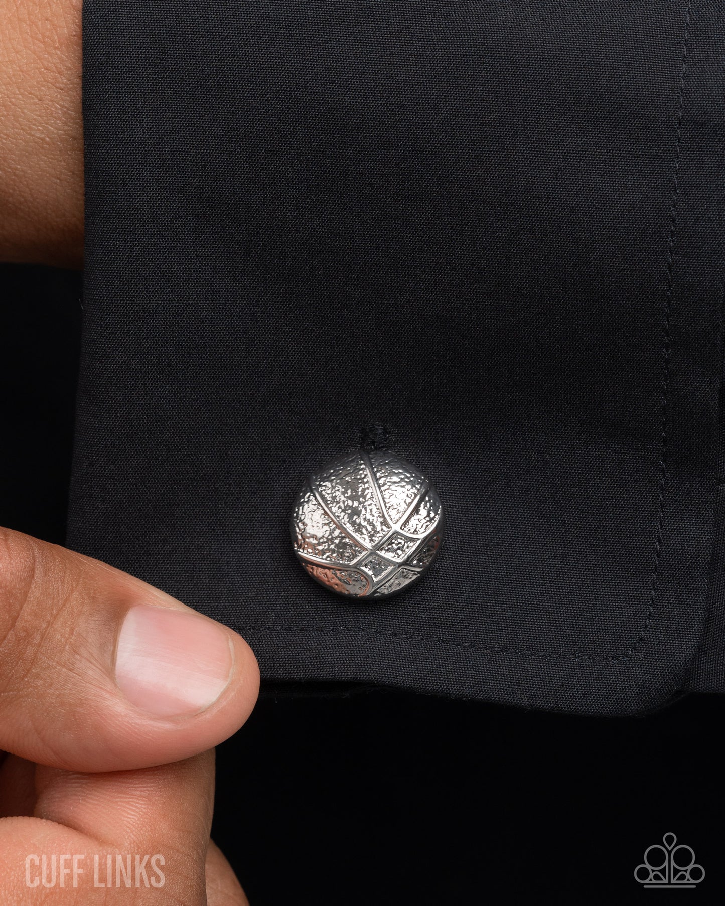 Shoot Your Shot - silver - Paparazzi MEN cufflinks