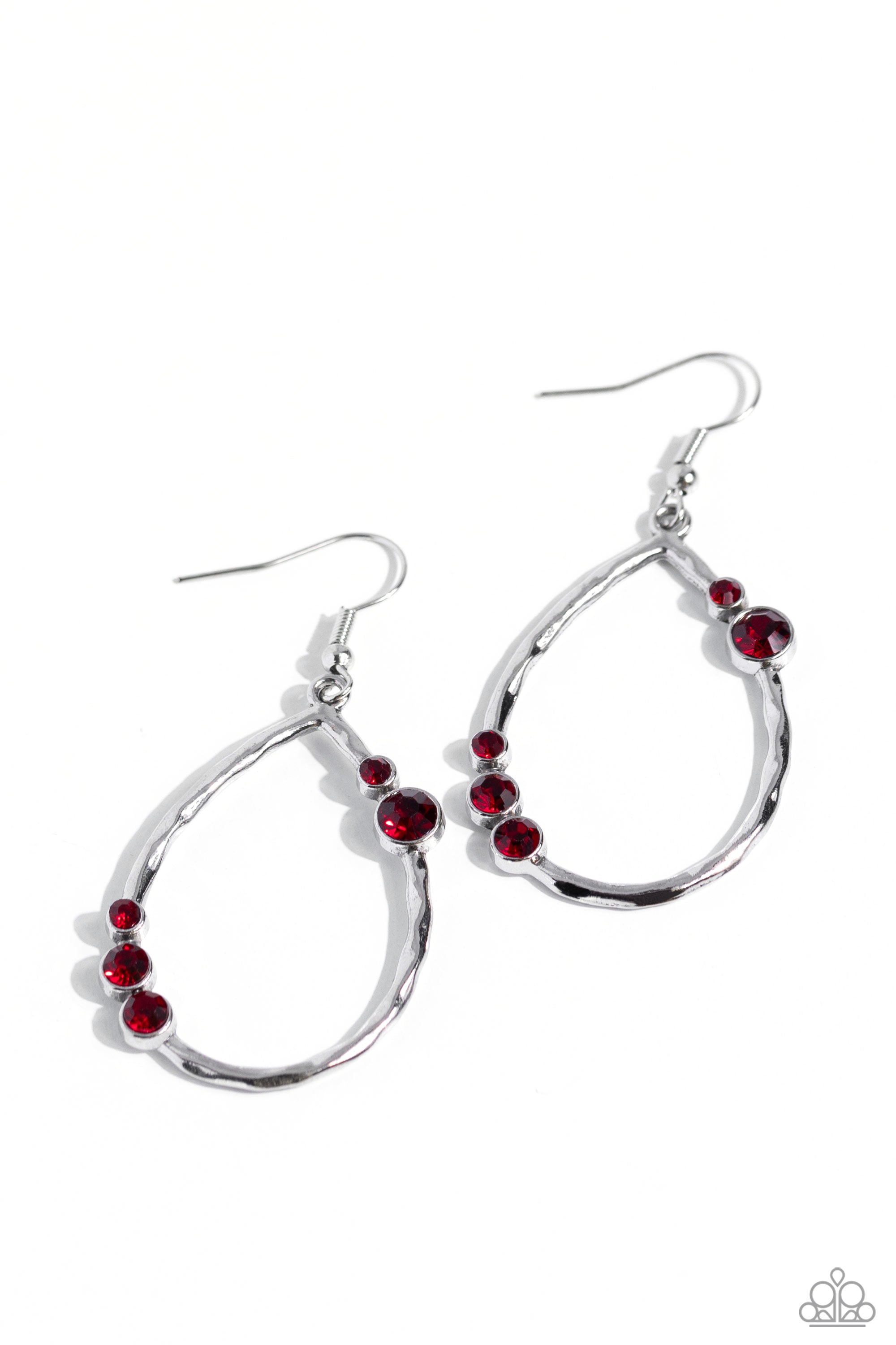 Shop Till You DROPLET red Paparazzi earrings JewelryBlingThing