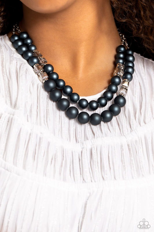 Shopaholic Season - blue - Paparazzi necklace