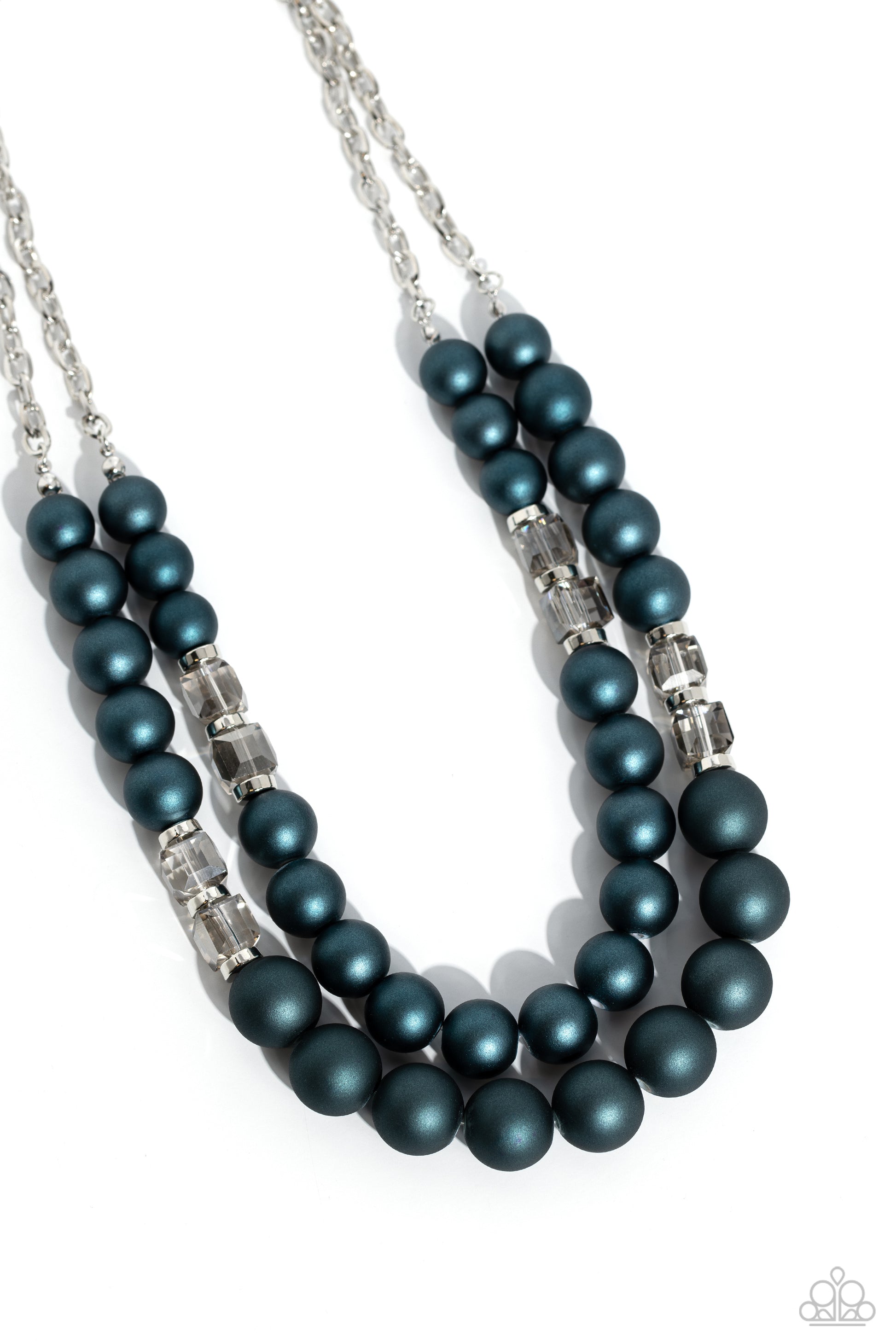 Shopaholic Season - blue - Paparazzi necklace
