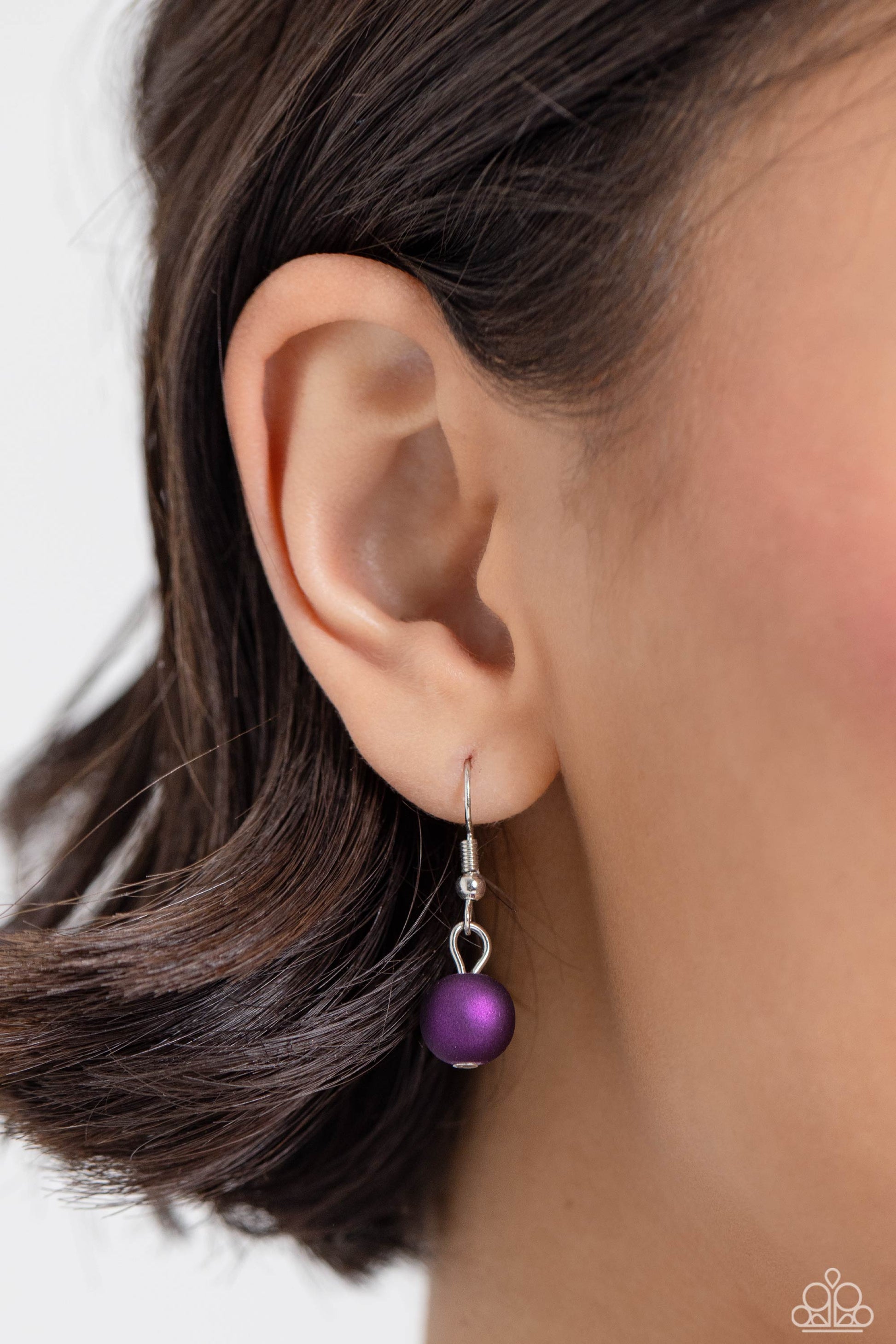 Shopaholic Season - purple - Paparazzi necklace