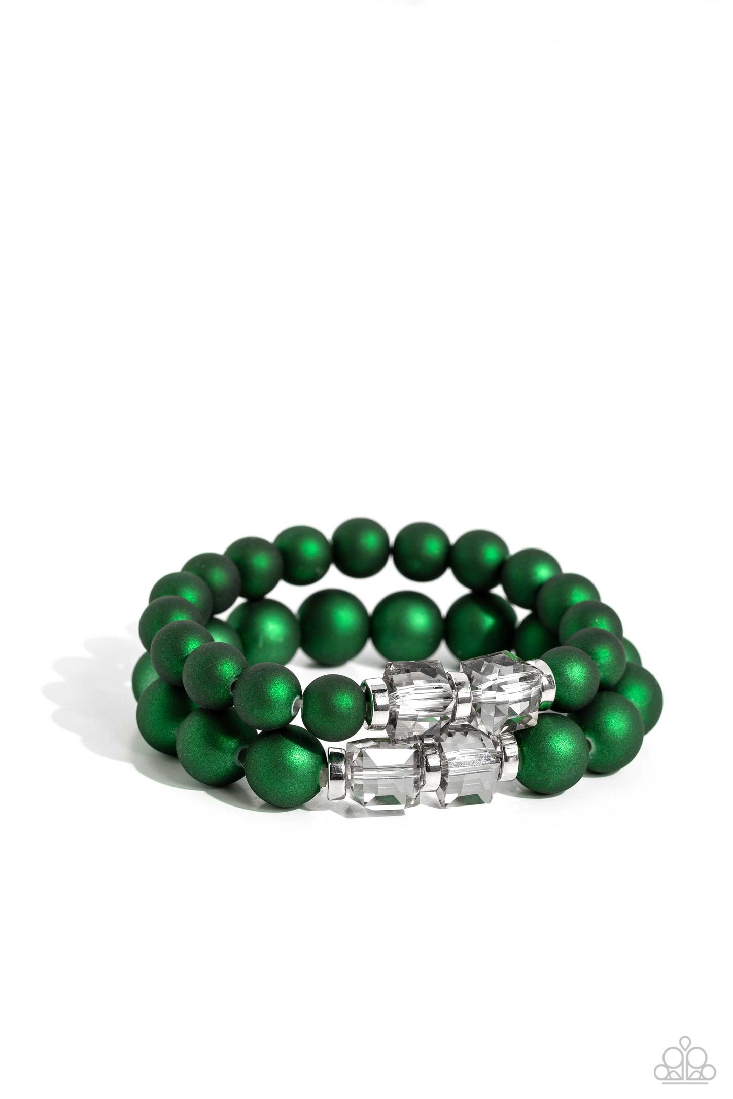 Shopaholic Showdown - green - Paparazzi bracelet