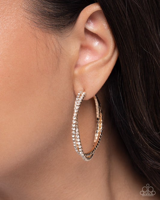 Shopping for Sparkle - gold - Paparazzi earrings