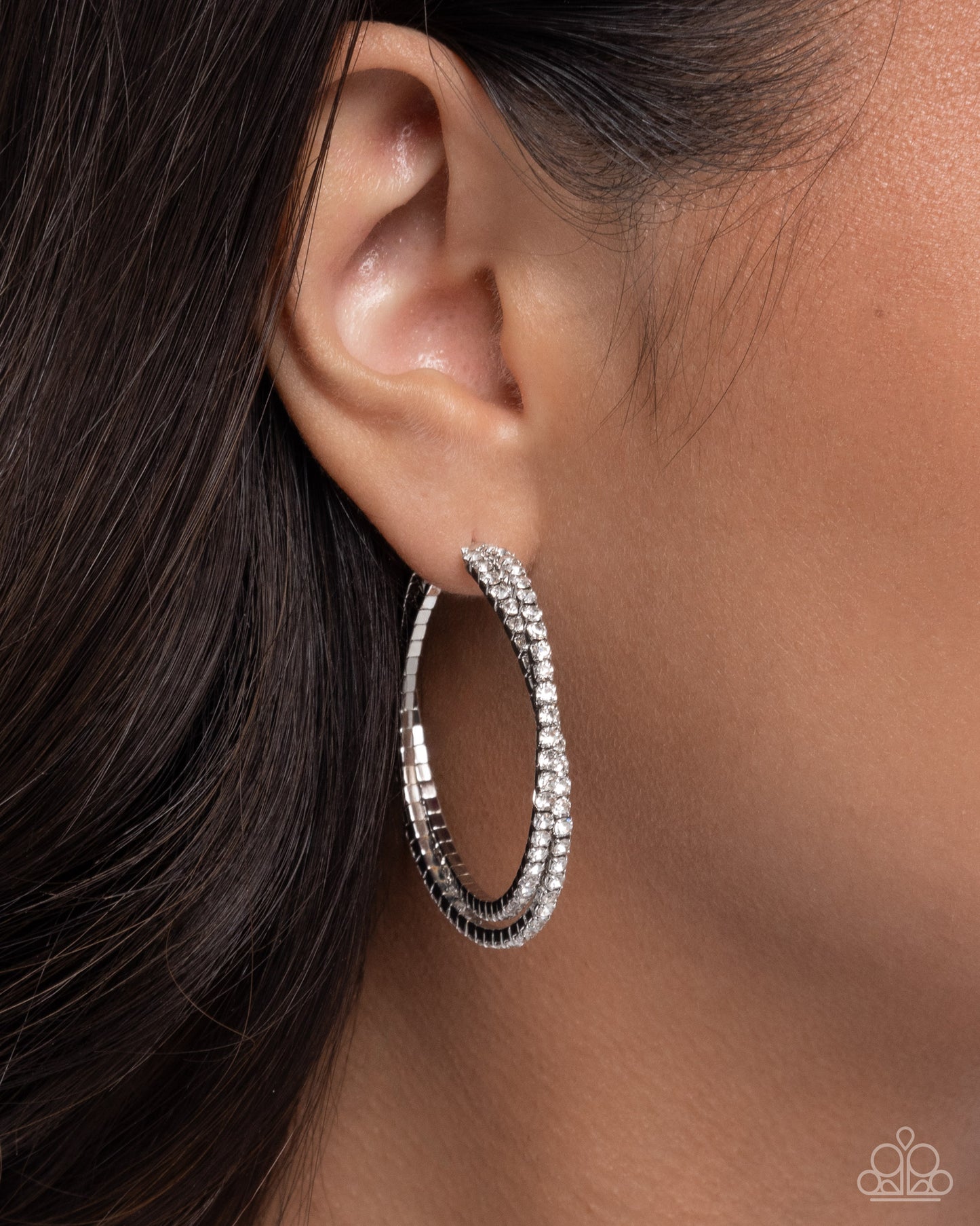 Shopping for Sparkle - white - Paparazzi earrings