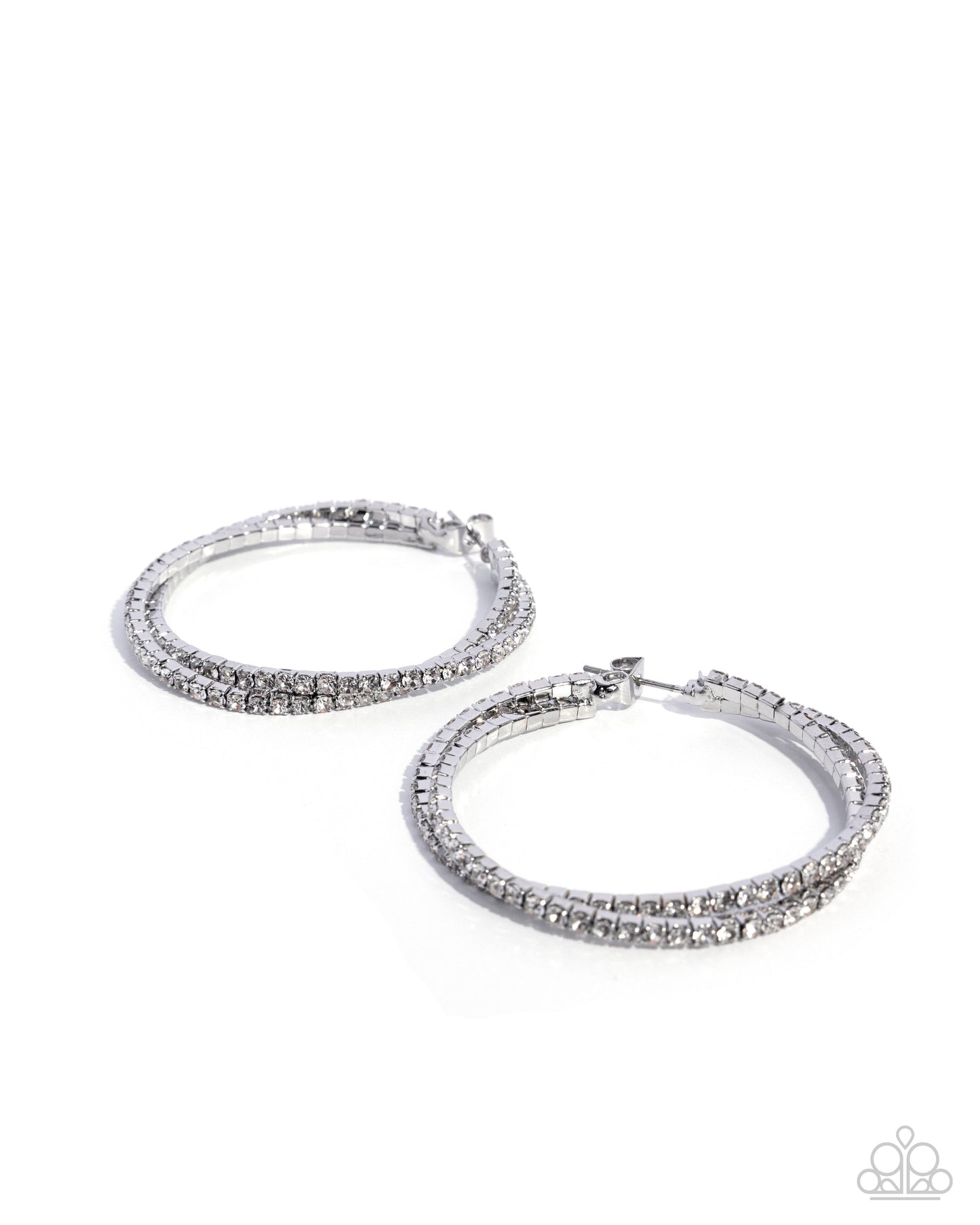 Shopping for Sparkle - white - Paparazzi earrings