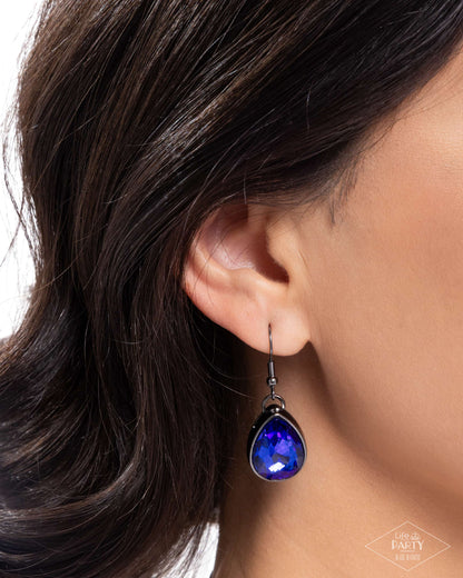 Show-Stopping Shimmer - blue - Paparazzi necklace