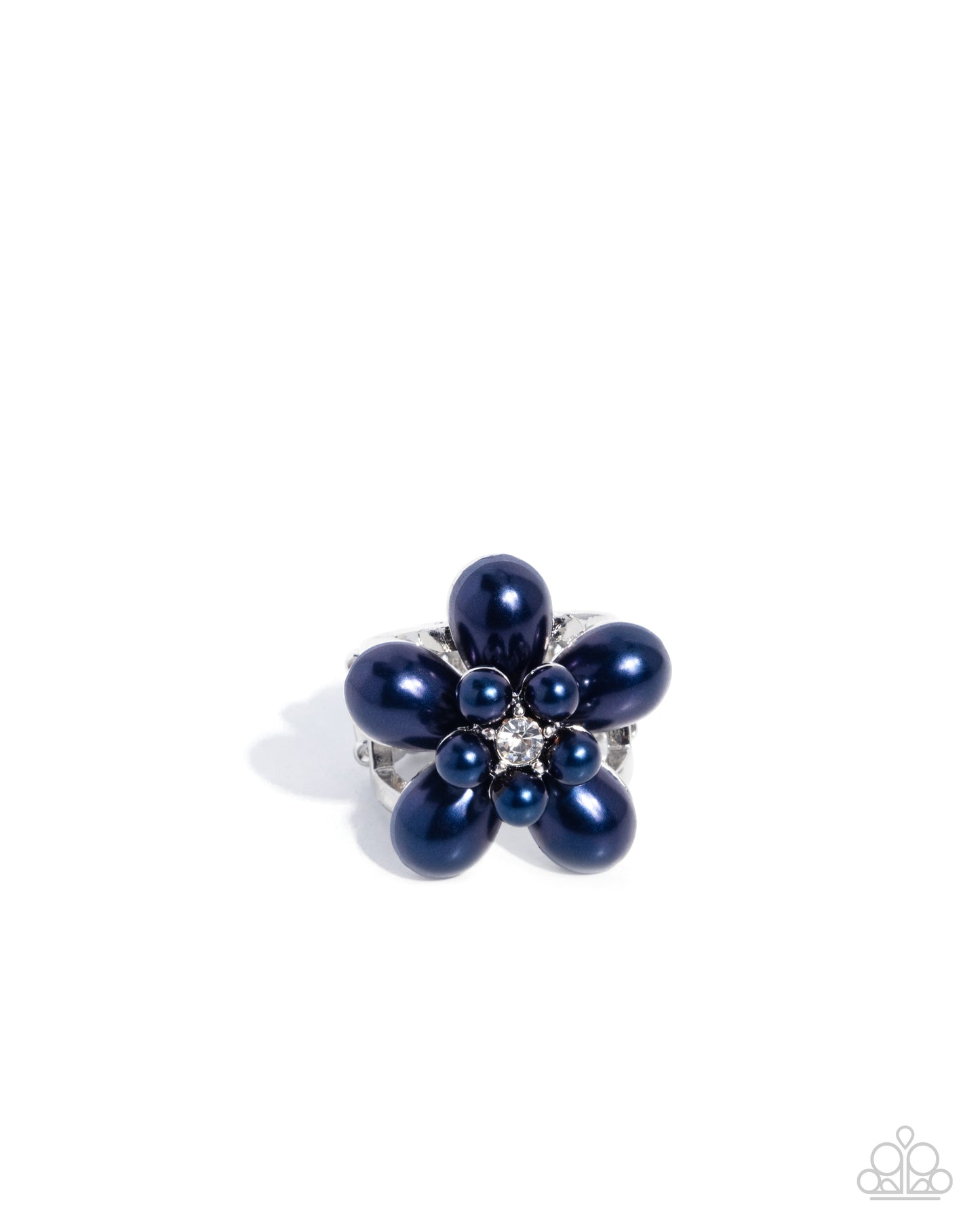 Showstopping Pearls - blue - Paparazzi ring