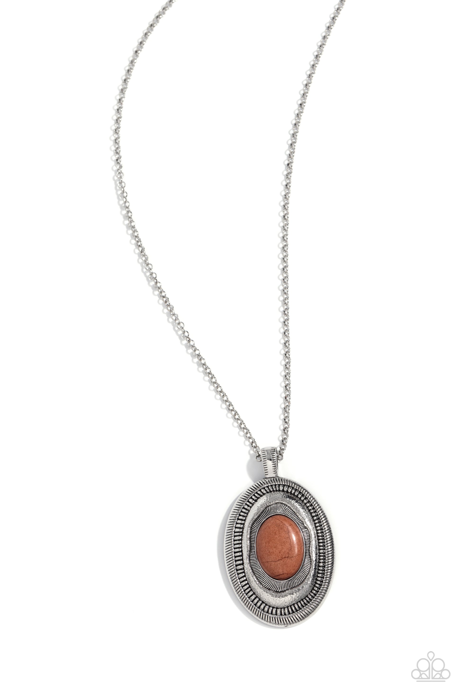 Sierra Sage - brown - Paparazzi necklace