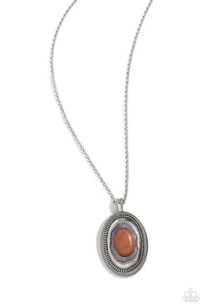Sierra Sage - brown - Paparazzi necklace