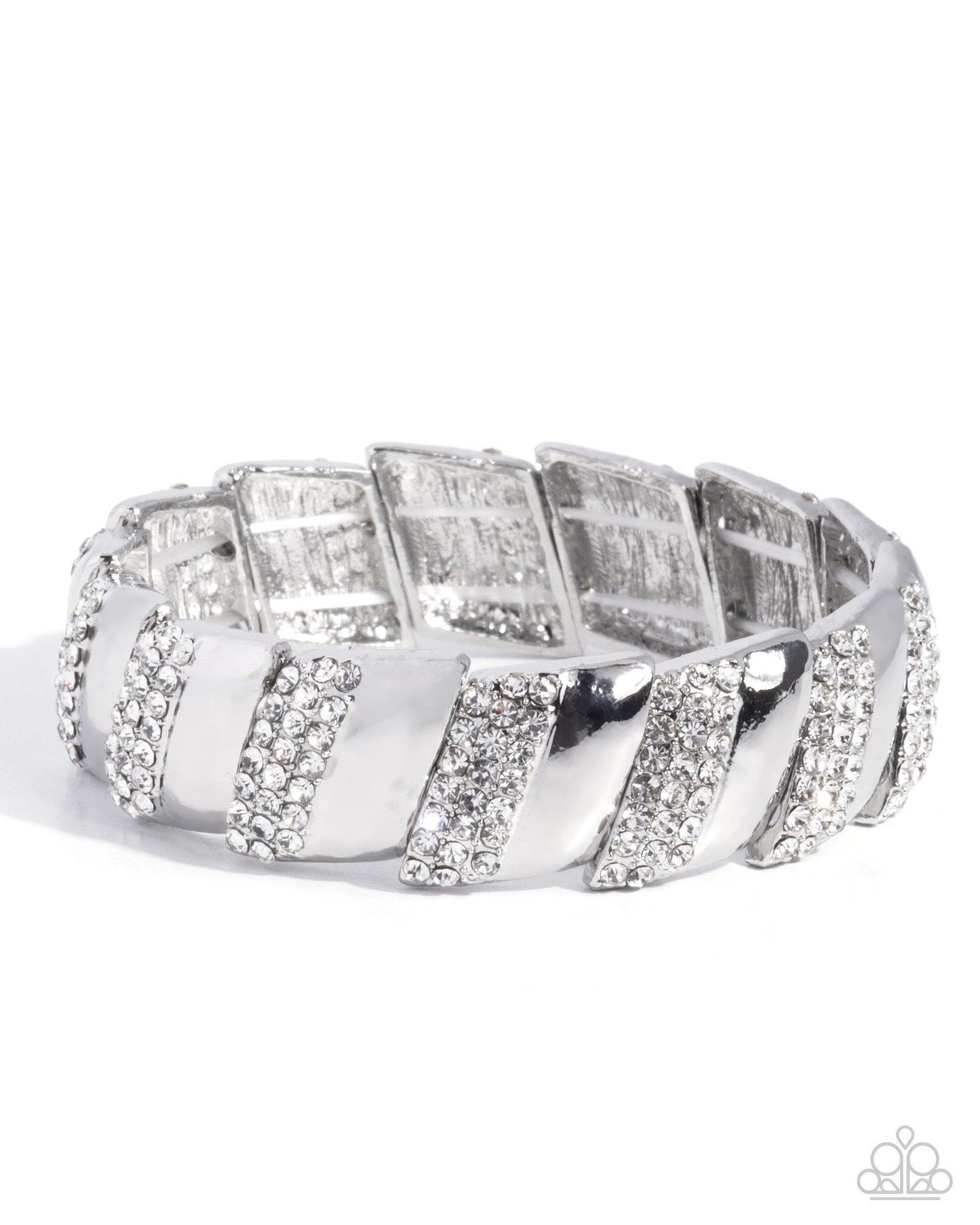 Signature Shimmer - white - Paparazzi bracelet