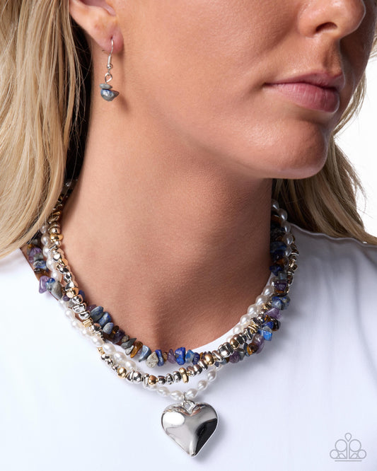 Significant Strands - blue - Paparazzi necklace