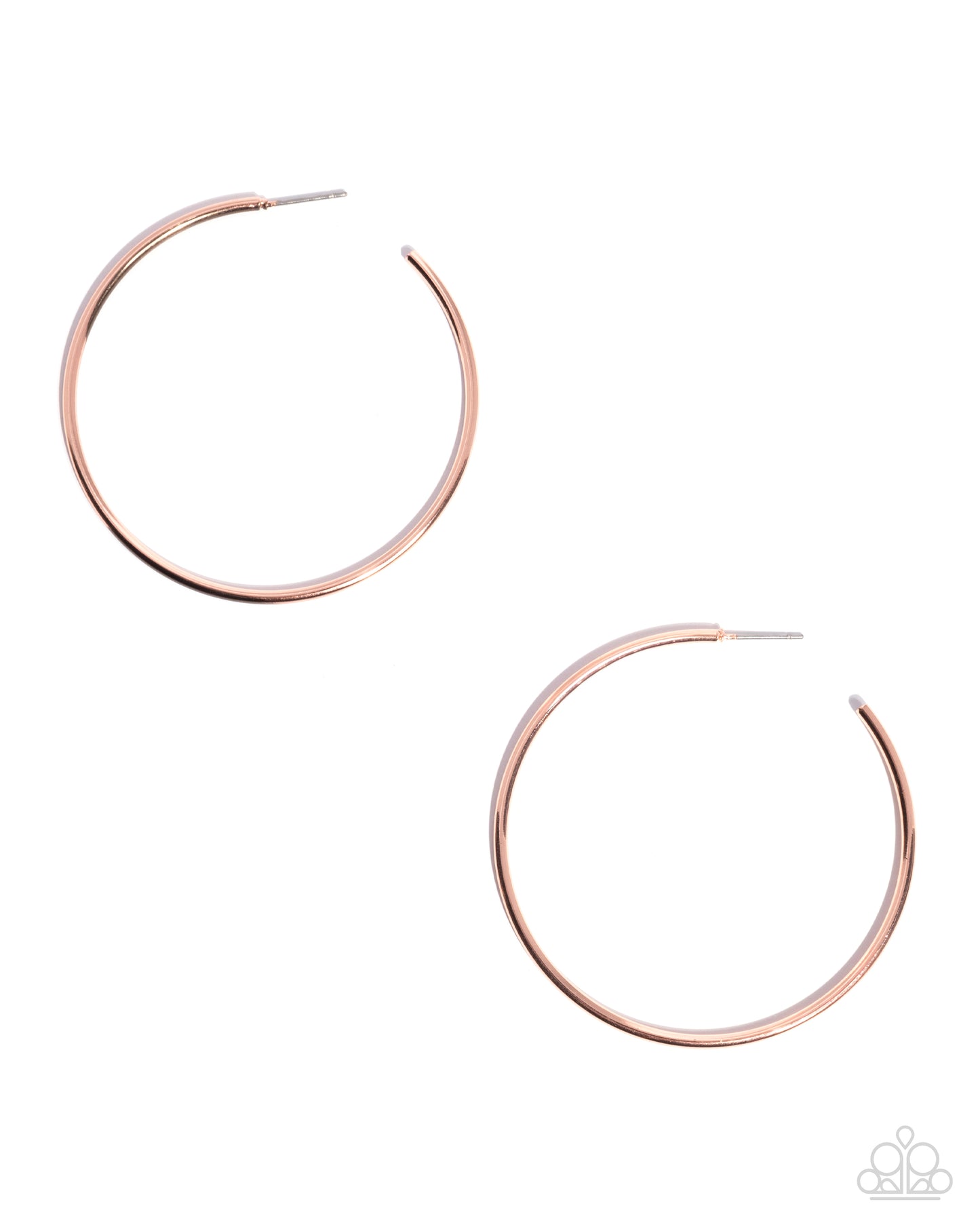 Simple Suit - copper - Paparazzi earrings
