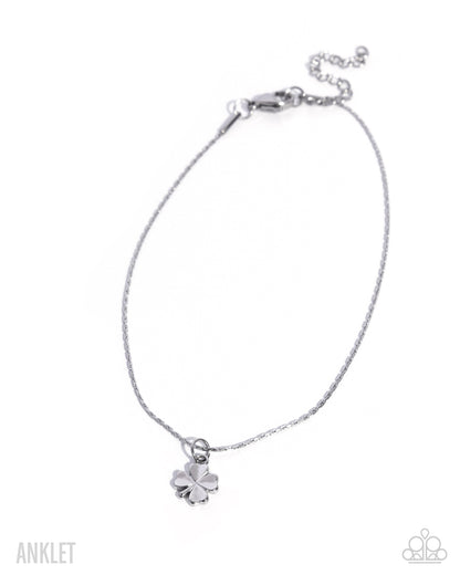 Simple Sunset - silver - Paparazzi anklet