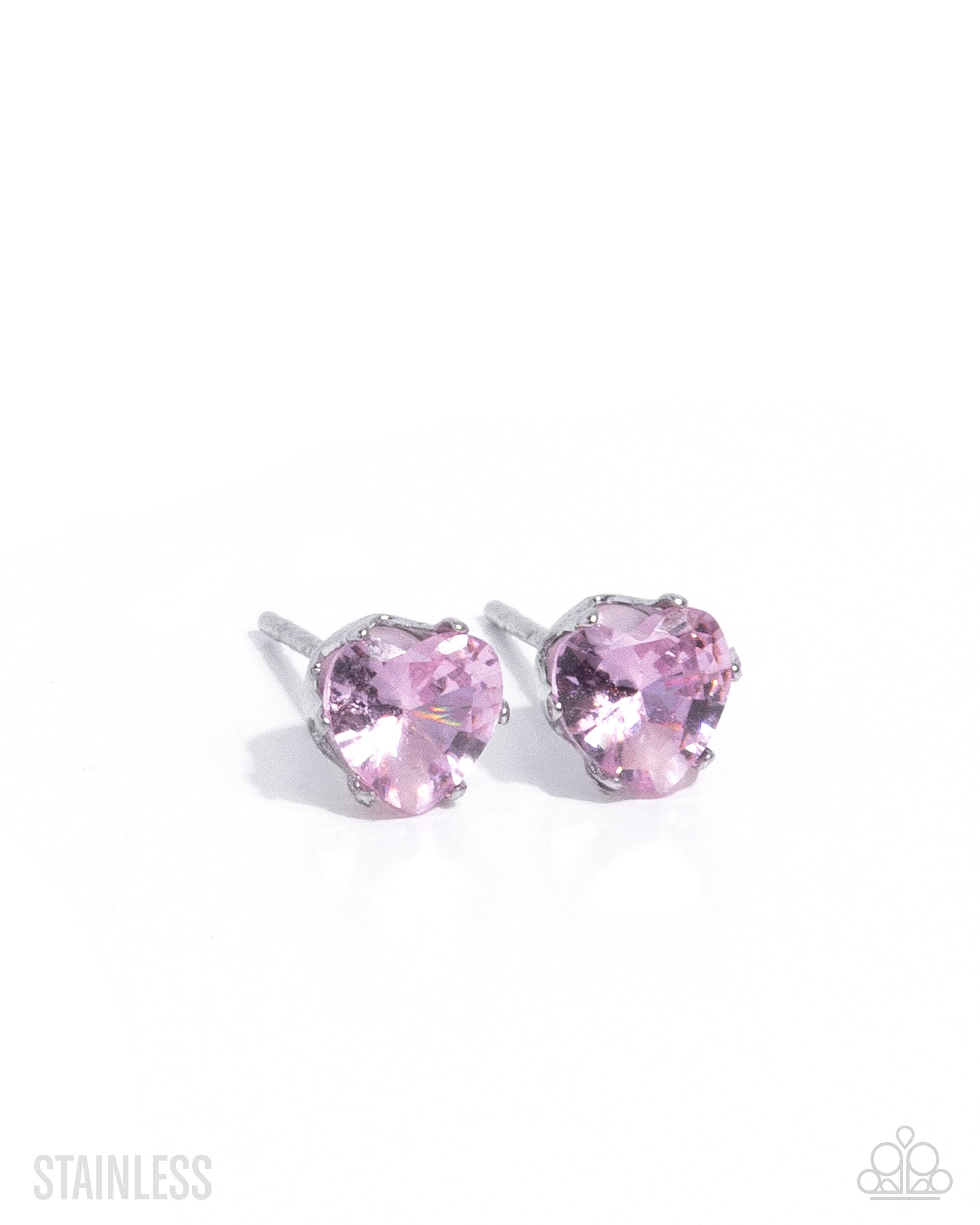 Simple Sweetheart - pink - Paparazzi earrings