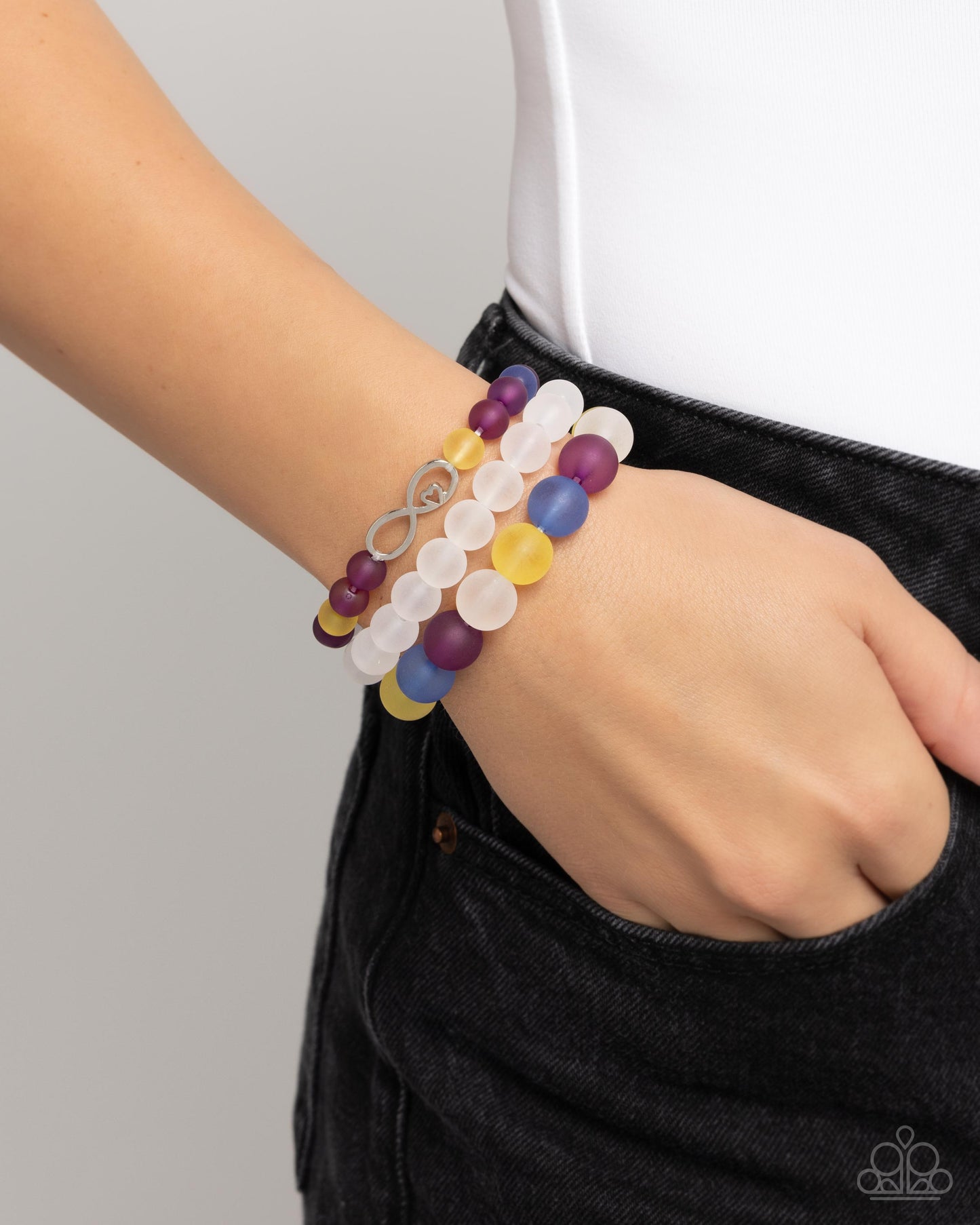 Simplistic Stack - purple - Paparazzi bracelet