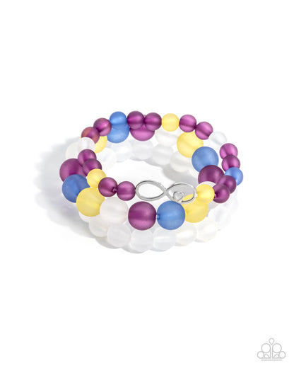 Simplistic Stack - purple - Paparazzi bracelet