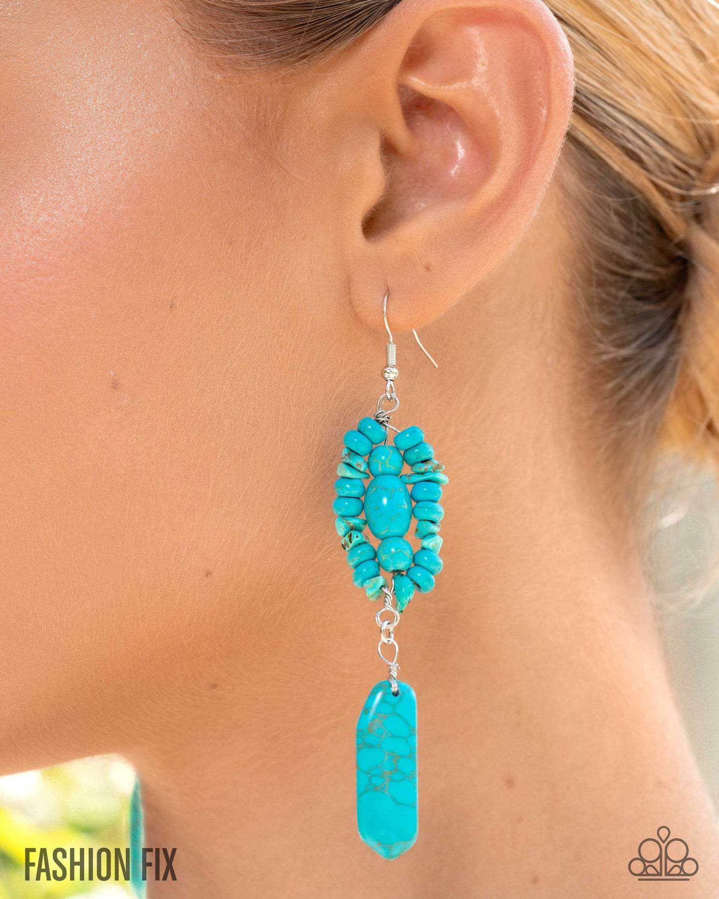 Valuable Voyage - blue - Paparazzi earrings