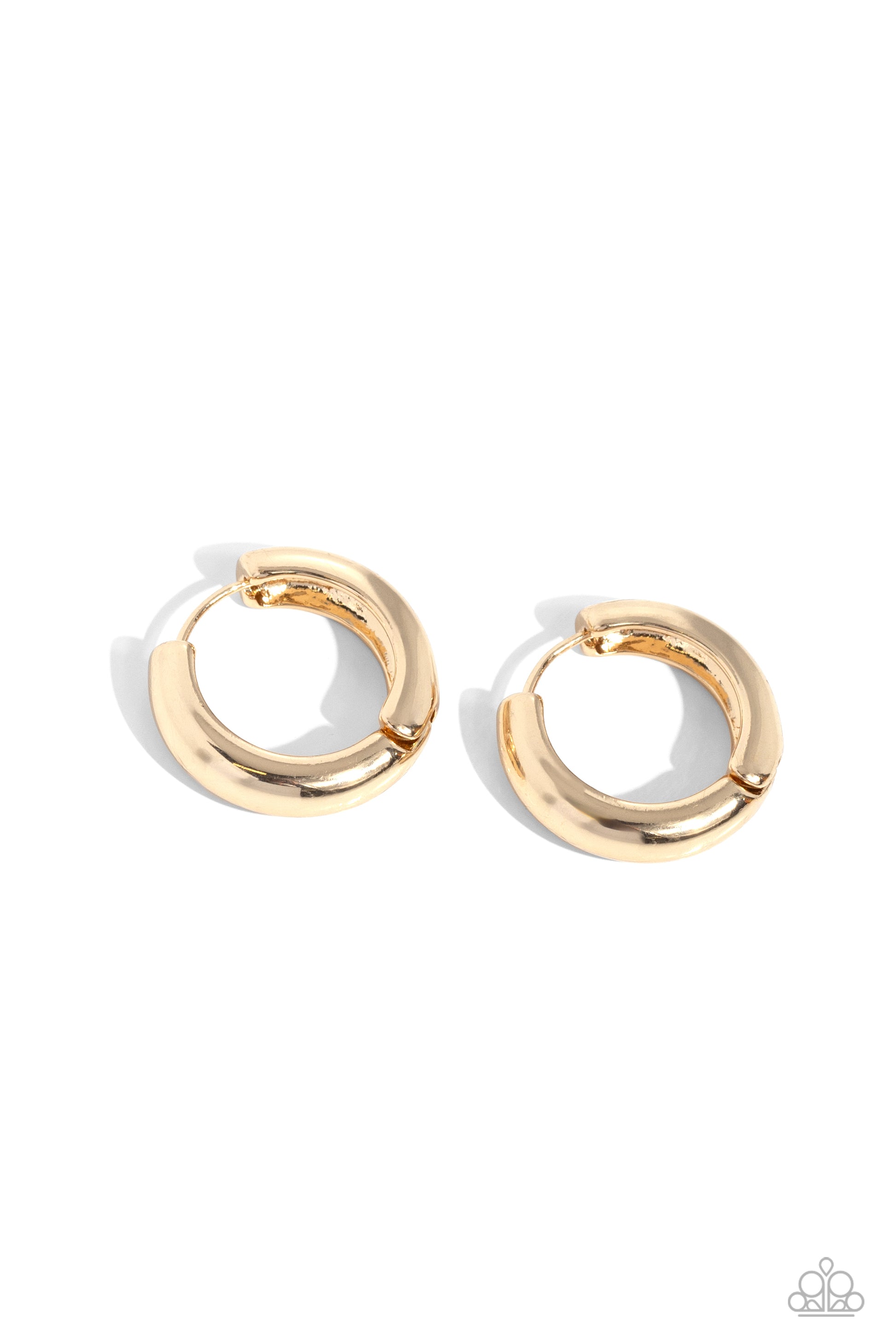 Simply Sinuous - gold - Paparazzi earrings