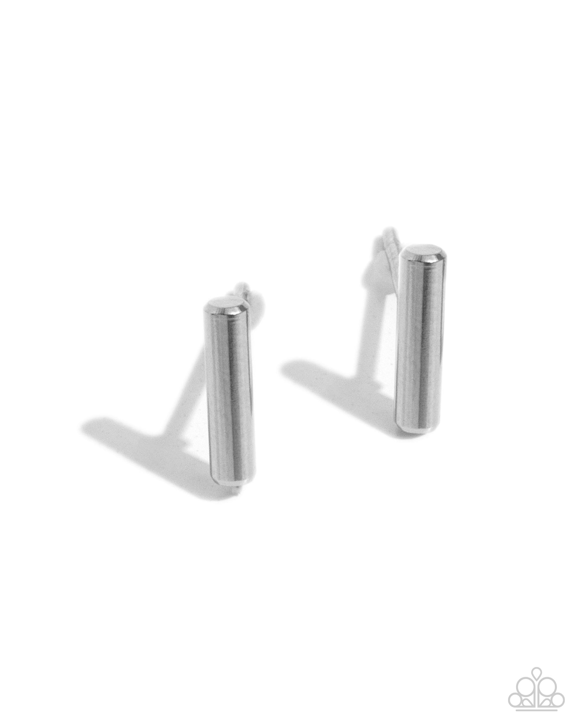 Simply Stainless - silver - Paparazzi earrings