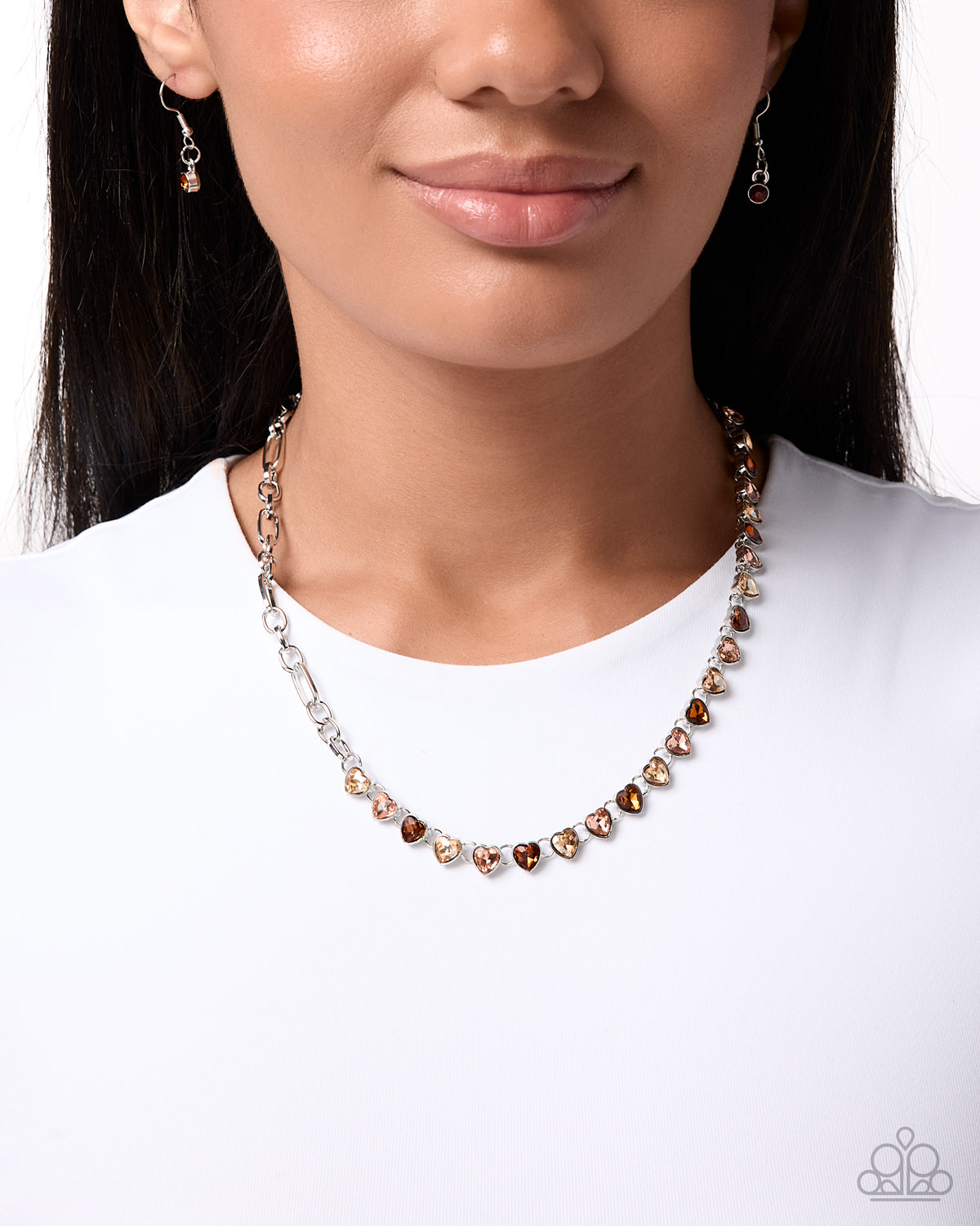 Sincere Shimmer - brown - Paparazzi necklace
