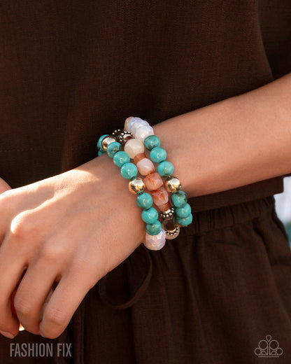 Sincere Stack - multi - Paparazzi bracelet