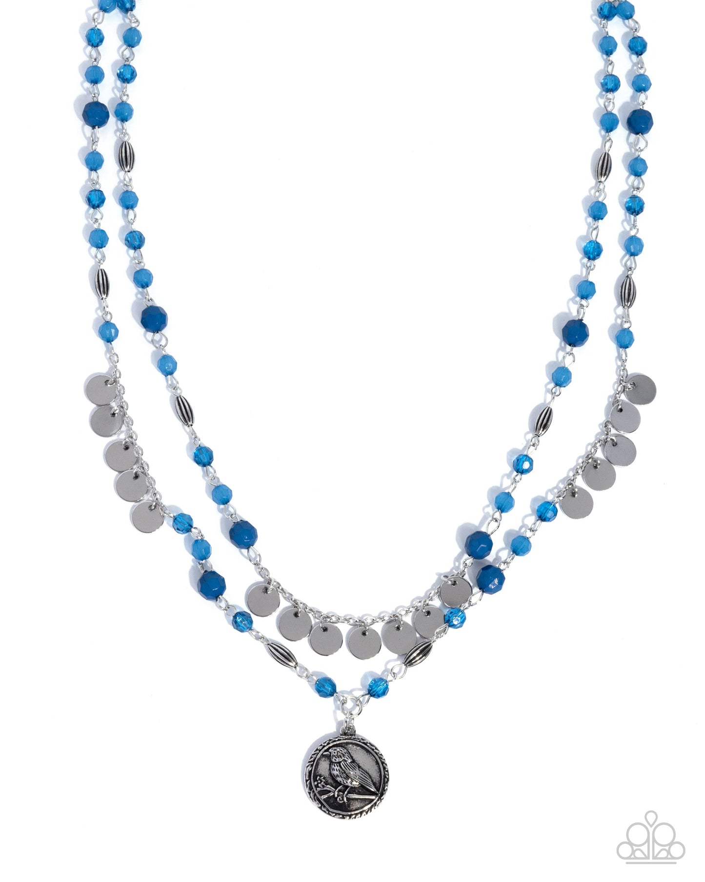 Singular Sparrow - blue - Paparazzi necklace