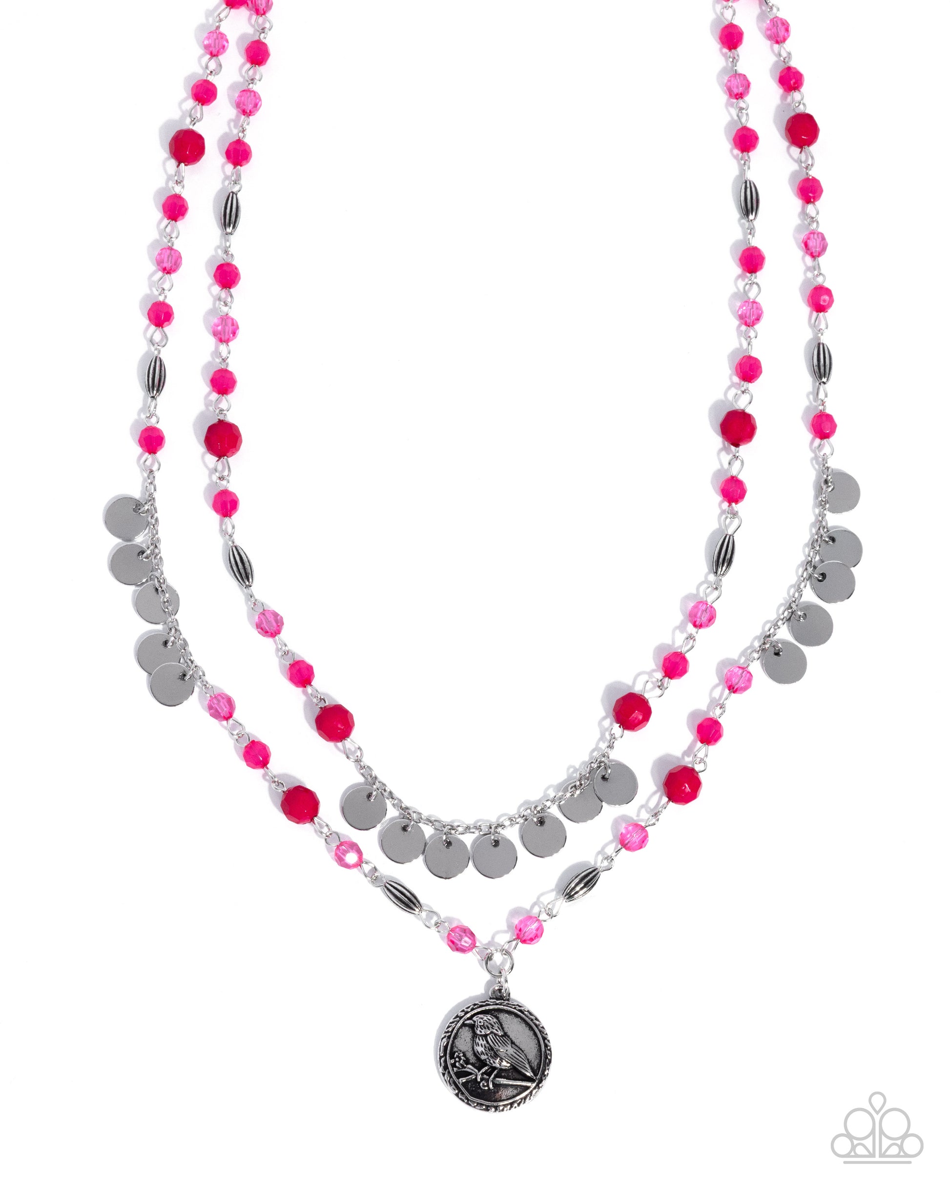 Singular Sparrow - pink - Paparazzi necklace