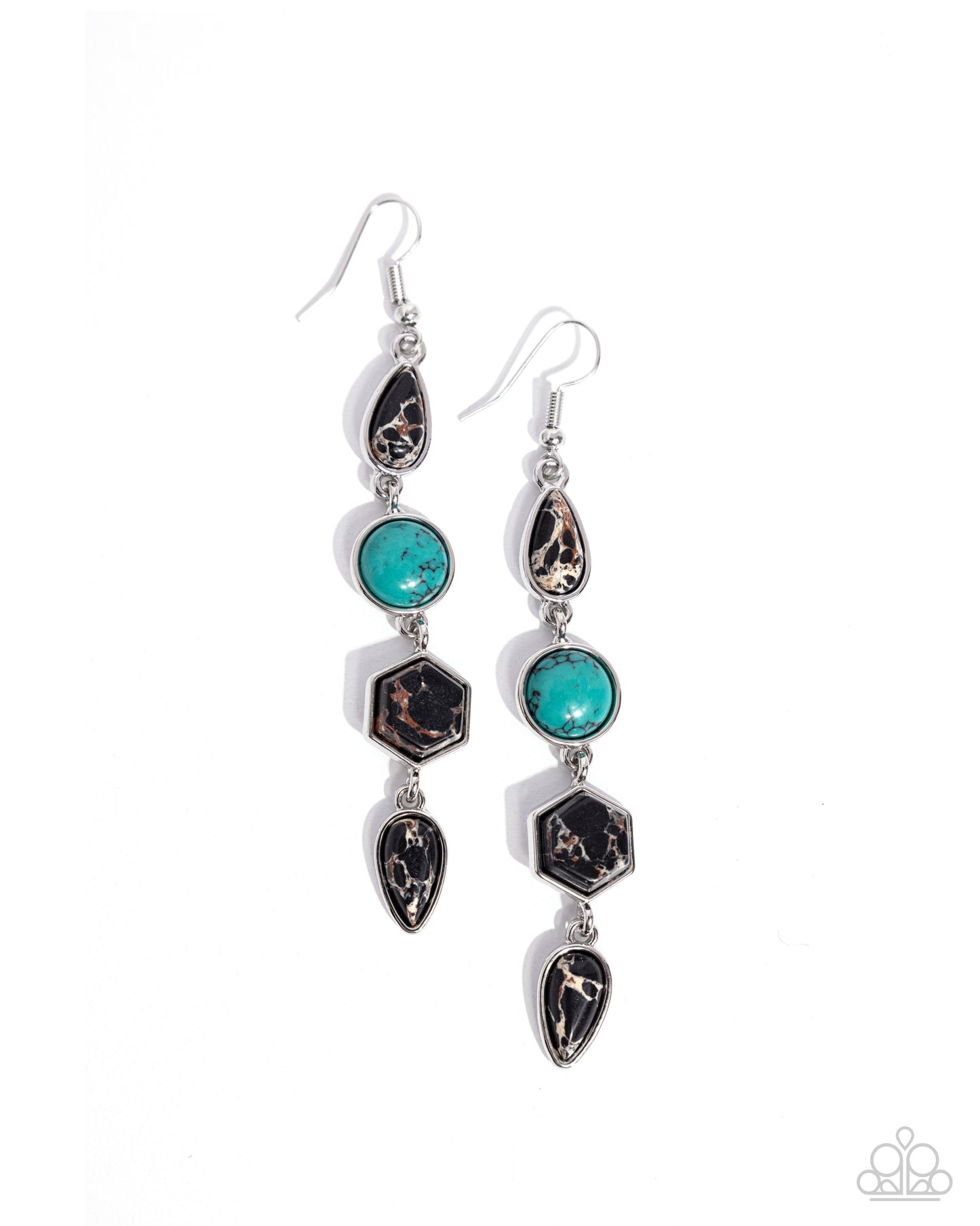 Singular Stones - black - Paparazzi earrings