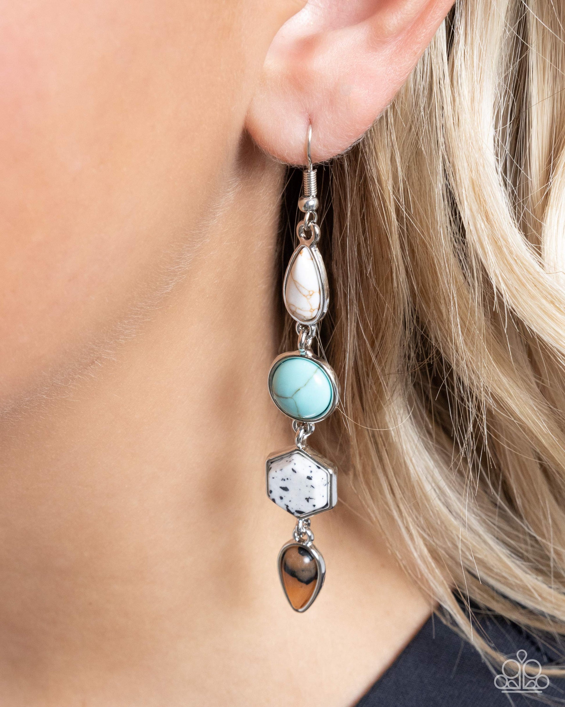 Singular Stones - multi - Paparazzi earrings