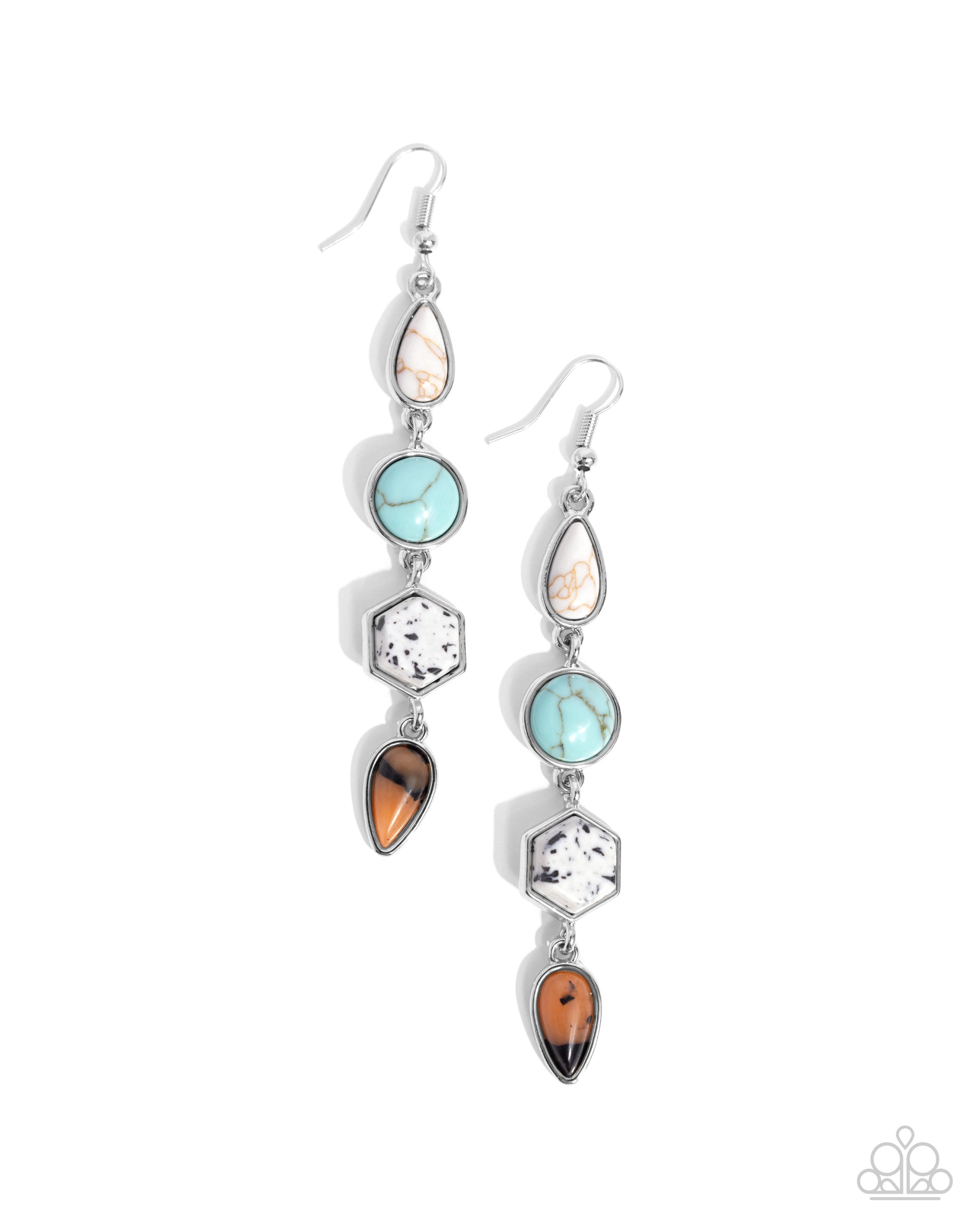 Singular Stones - multi - Paparazzi earrings