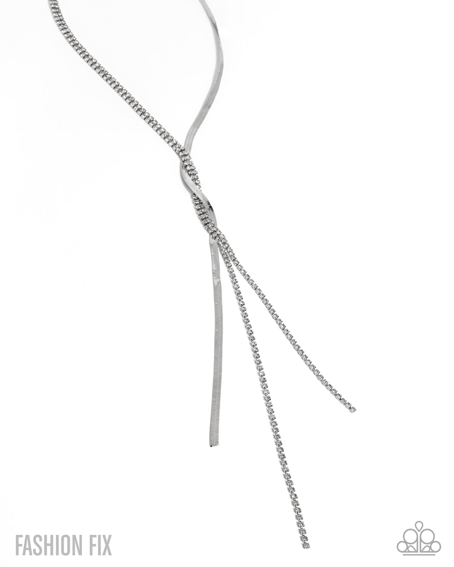 Sinuous Sophistication - white - Paparazzi necklace