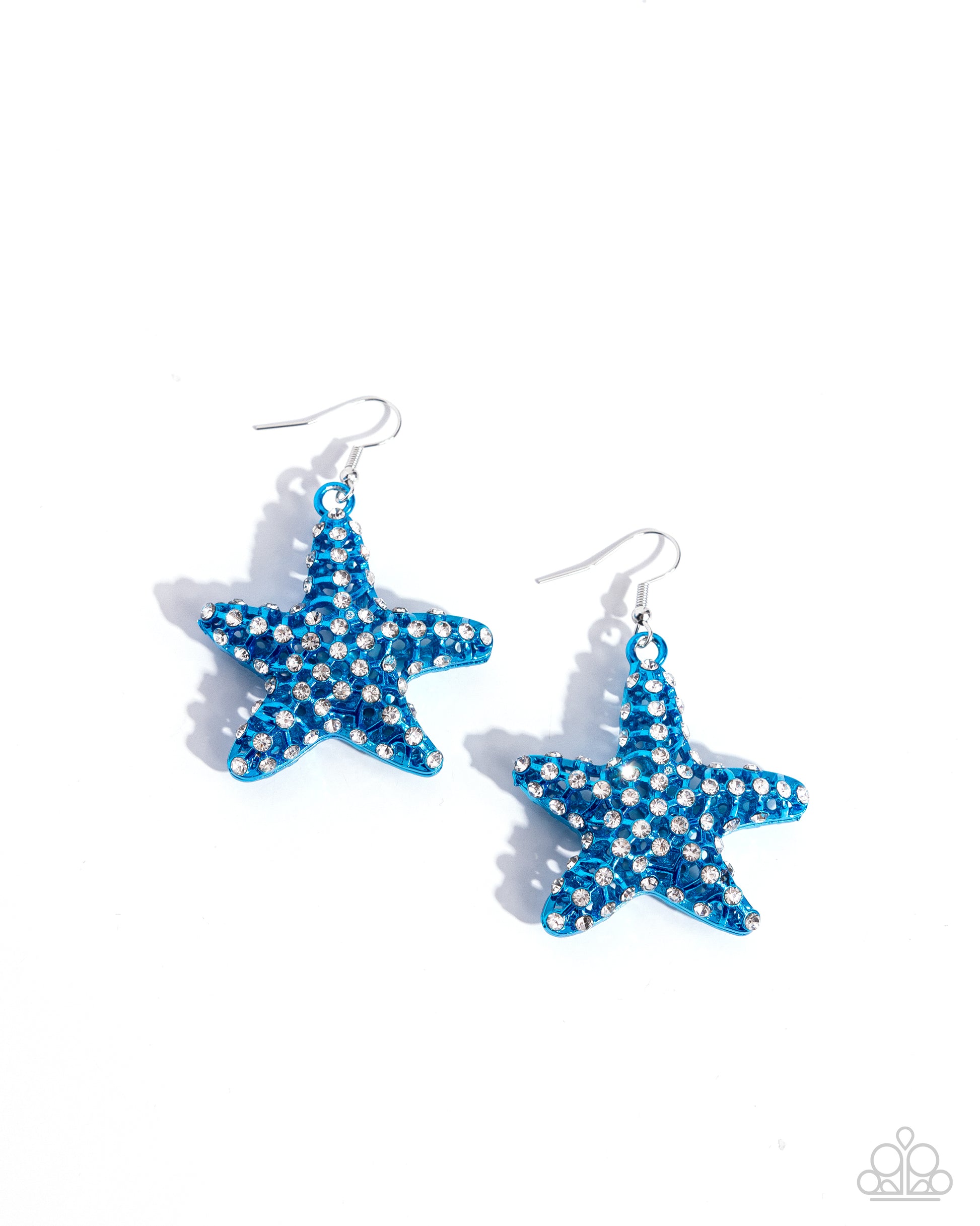 Skilled Starfish - blue - Paparazzi earrings – JewelryBlingThing