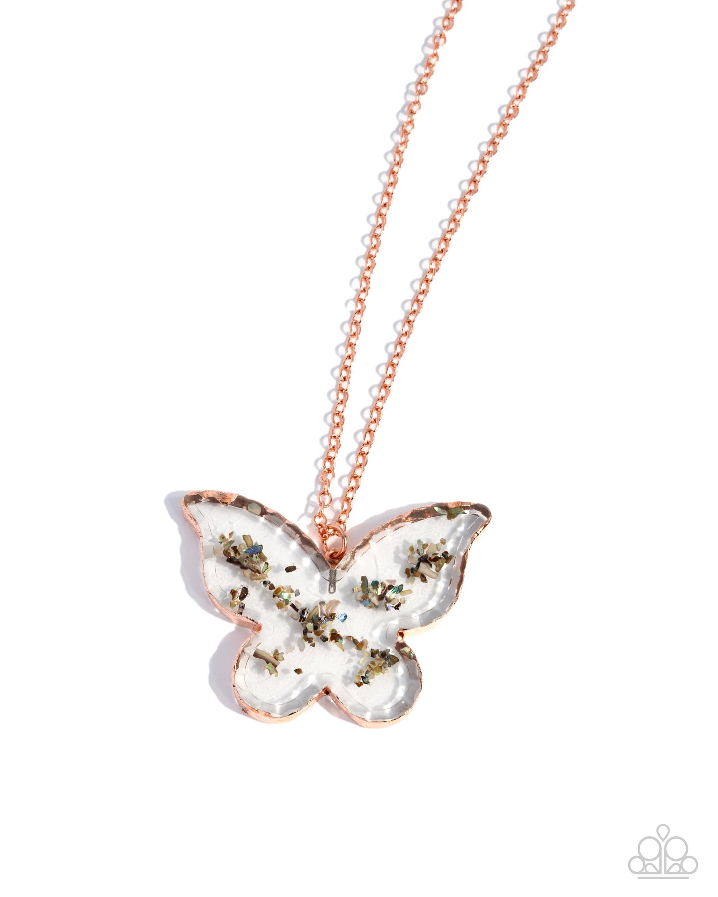 Skyward Shells - copper - Paparazzi necklace