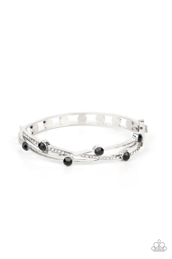 Slammin Sparkle - black - Paparazzi bracelet – JewelryBlingThing
