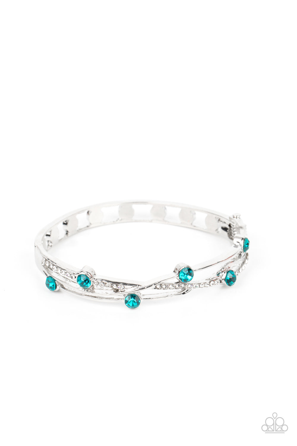 Slammin Sparkle - blue - Paparazzi bracelet