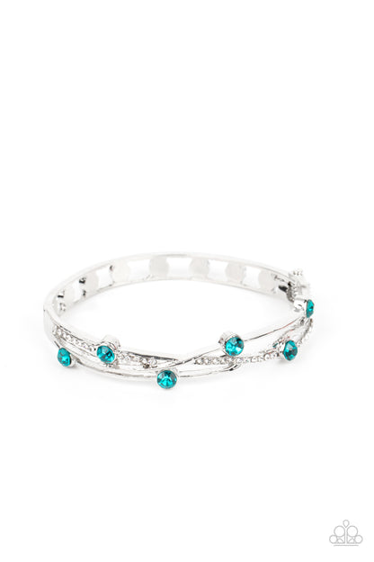 Slammin Sparkle - blue - Paparazzi bracelet