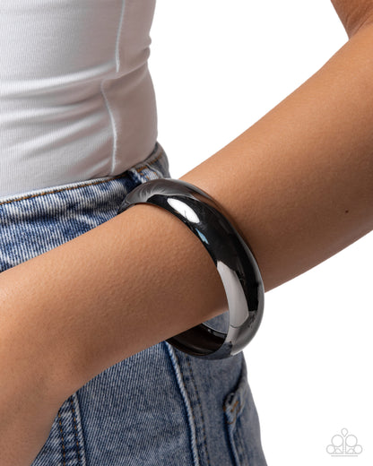 Sleek Shanty - black - Paparazzi bracelet