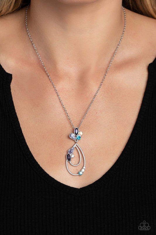 Sleek Sophistication - purple - Paparazzi necklace