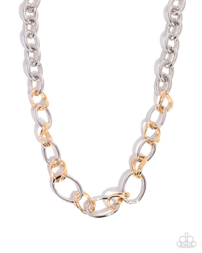 Sleek Spirit - silver - Paparazzi necklace