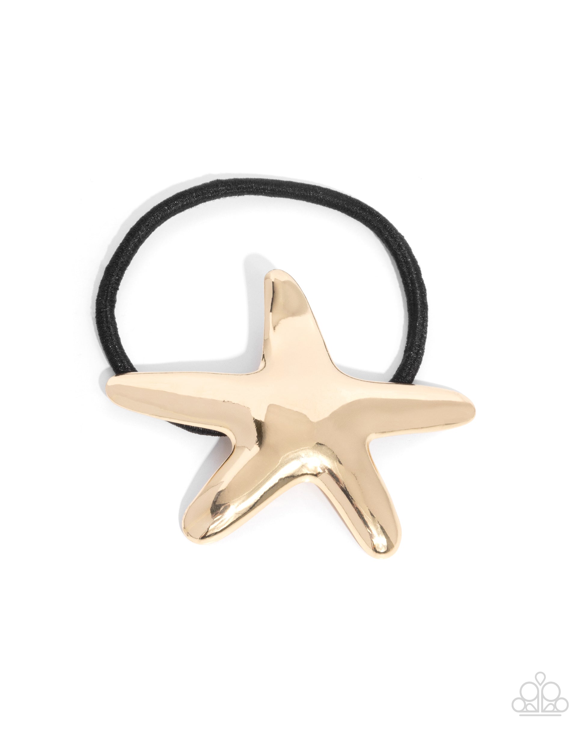 Sleek Starfish - gold - Paparazzi hair tie