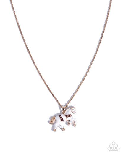 Sleigh Ride - red - Paparazzi necklace