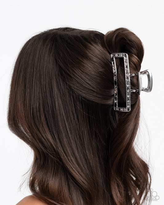 Slow It Down - black - Paparazzi hair clip