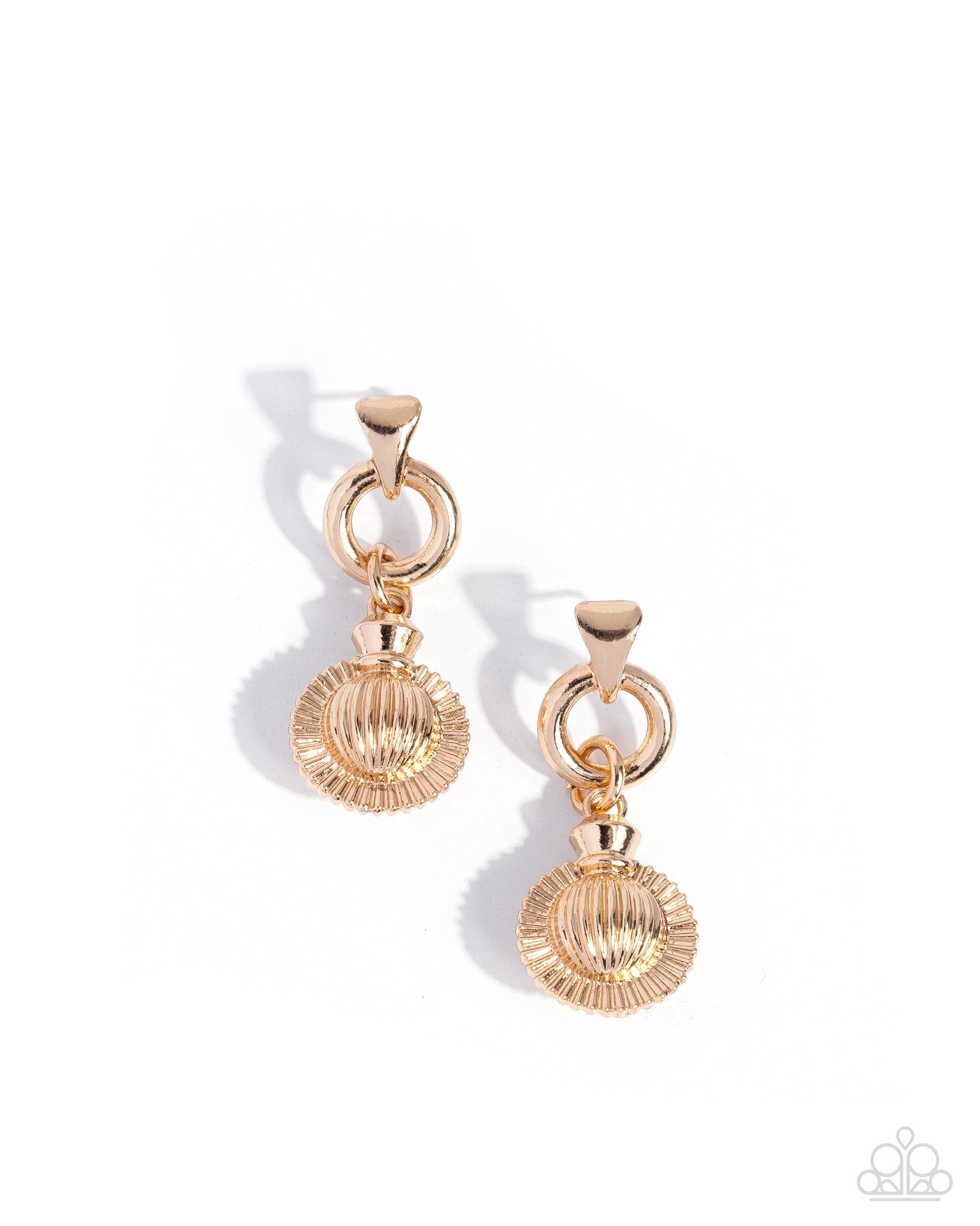 Slow Sway - gold - Paparazzi earrings