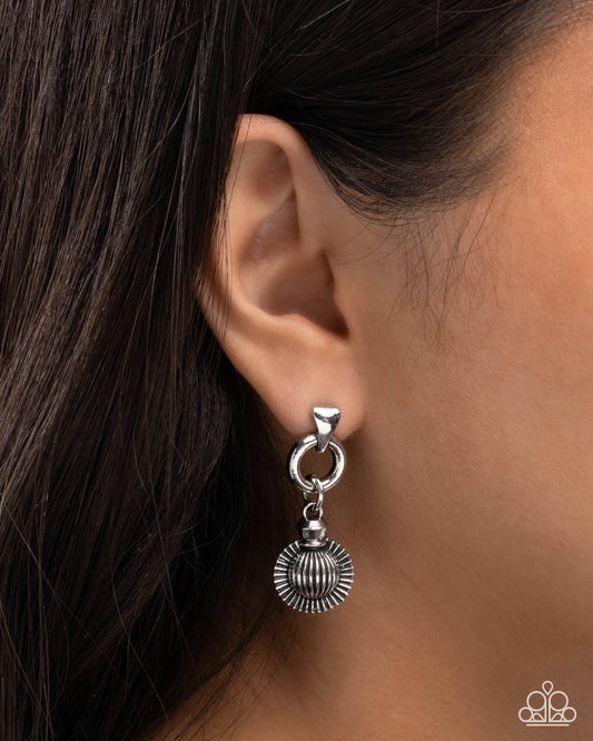 Slow Sway - silver - Paparazzi earrings